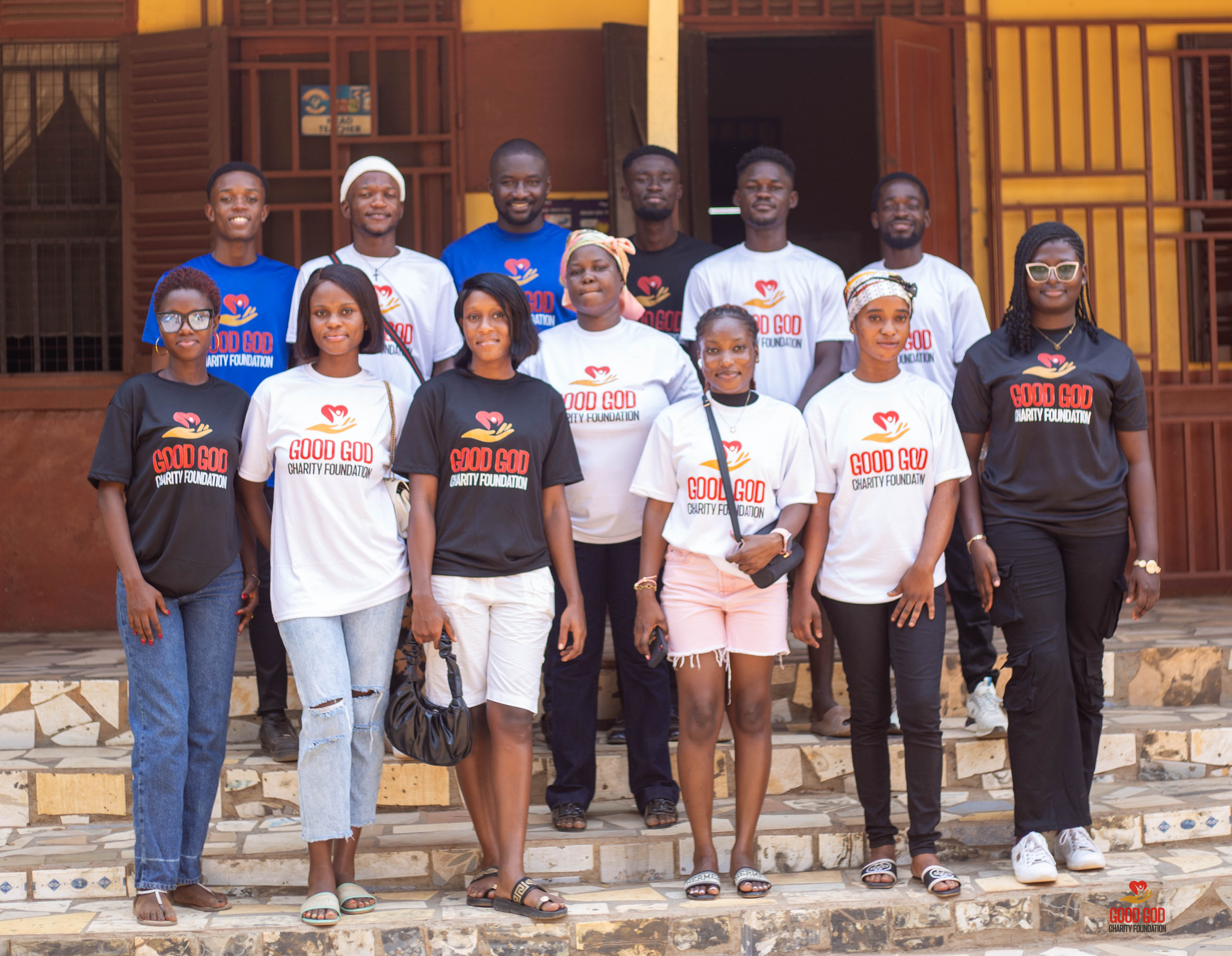 Good God Charity Foundation team supporting children in Ghana
