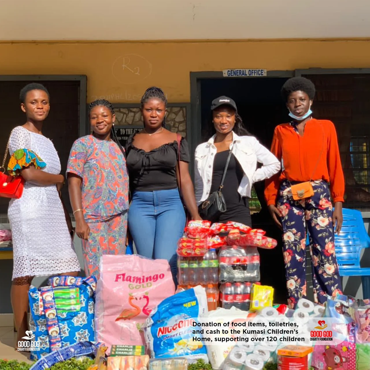 Christmas at the Orphanage - GGCF donation event in Kumasi, Ghana
